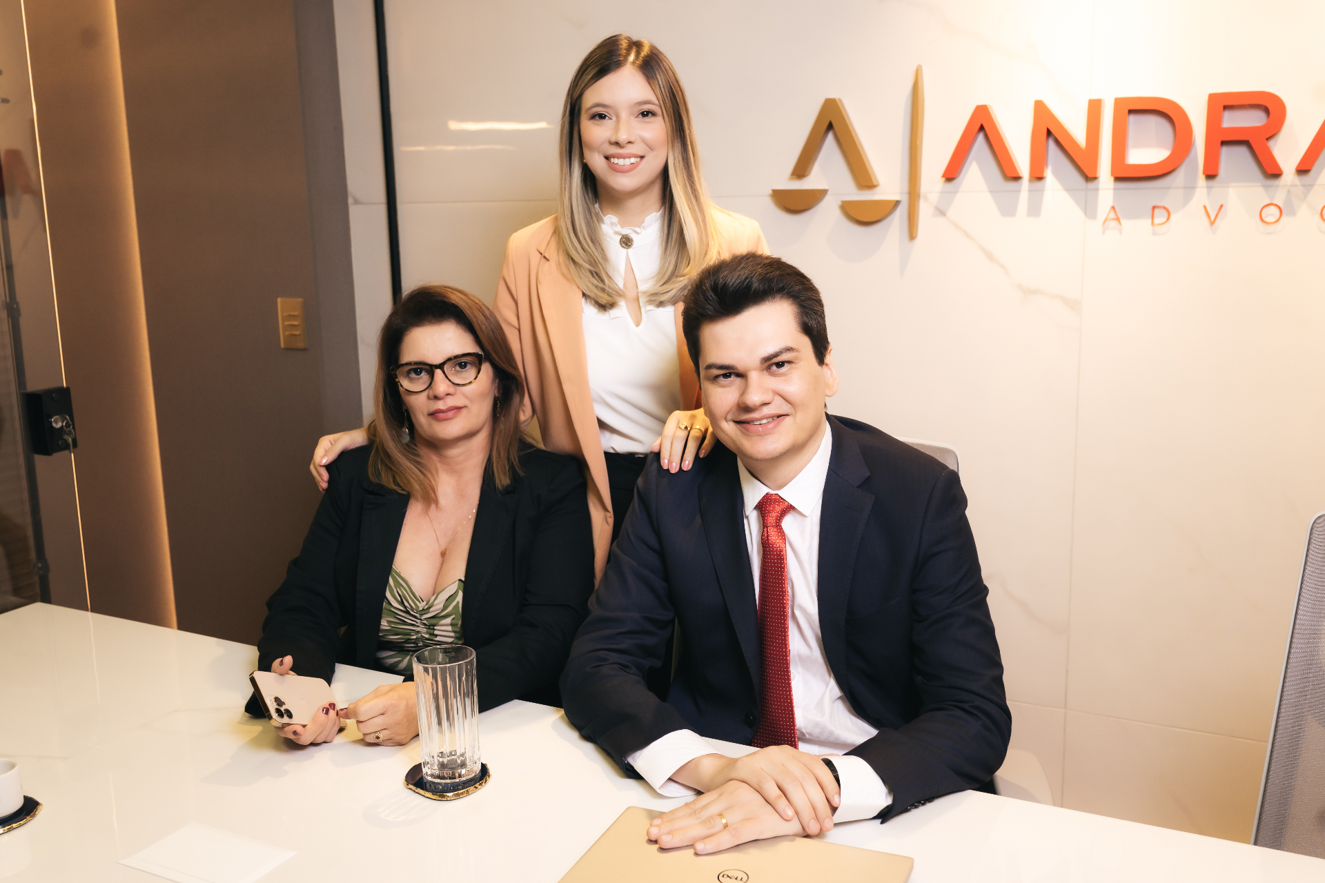 Sócios do escritório Andrade Advocacia